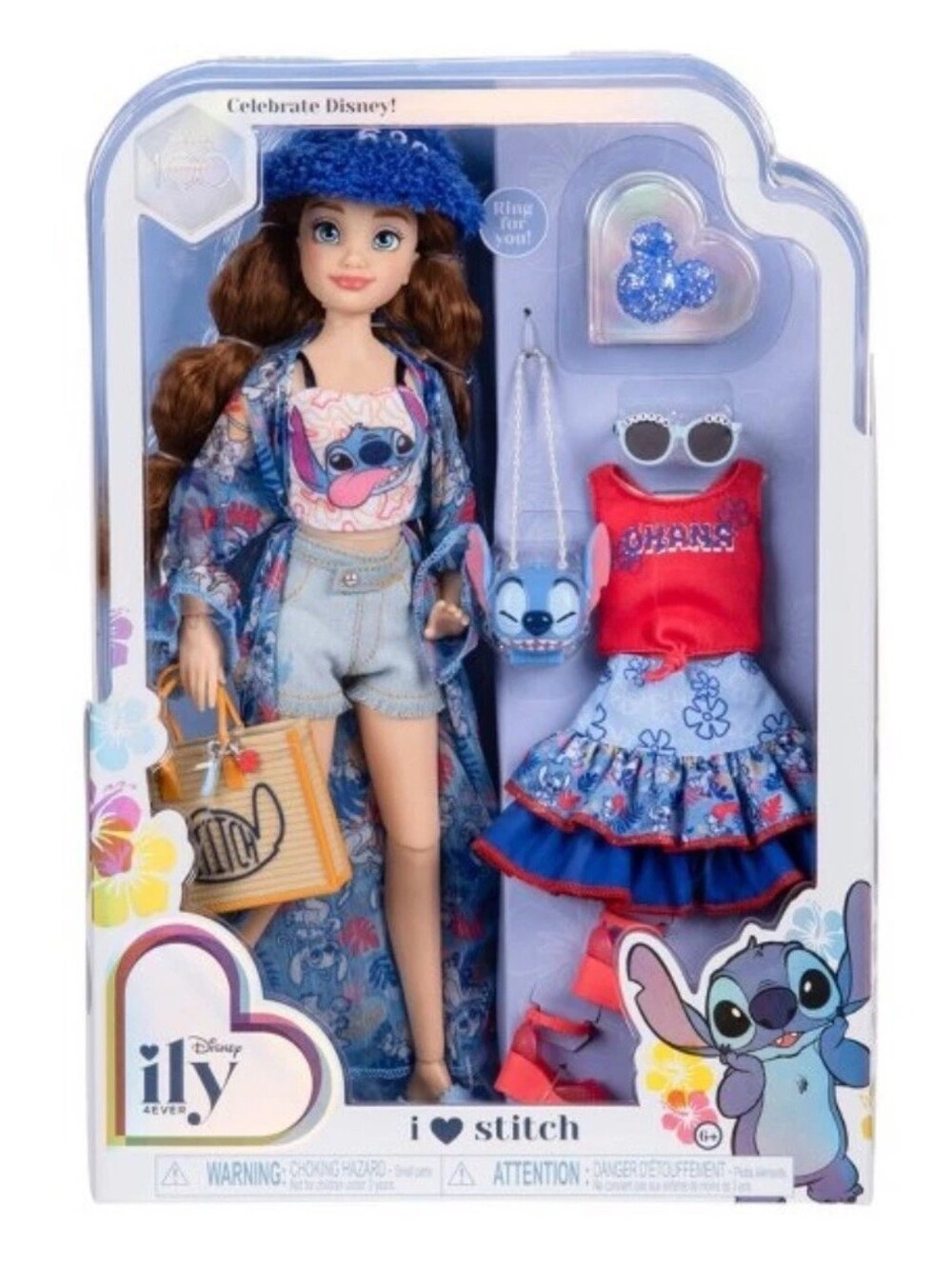 Disney Ily 4ever Character Stitch Light Blue Label Set
